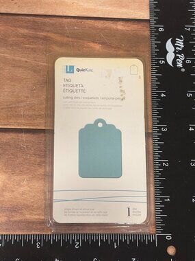 LIFESTYLE CRAFTS QUICKUTZ RS-0156 TAG STEEL CRAFT DIE